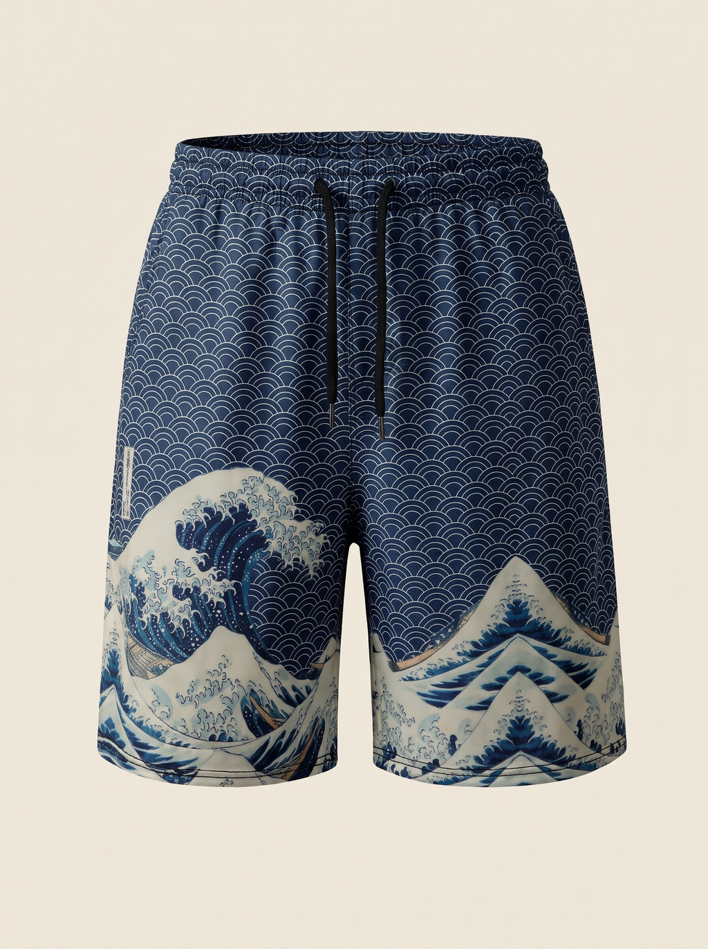 Ocean Wave Kimono Shorts, product photo of the front